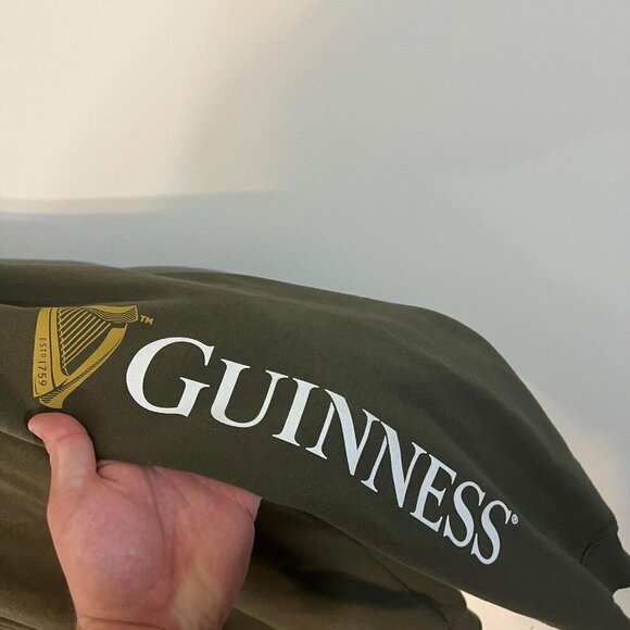 Carhartt x Guiness Full Zip Olive Green Hoodie XXL - Picture 2 of 6